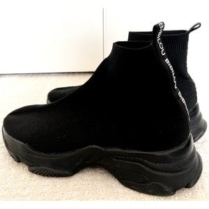 Bibi Lou Woven Black Women's Size 10 Pull On Moon Boot Shoe Sneakers